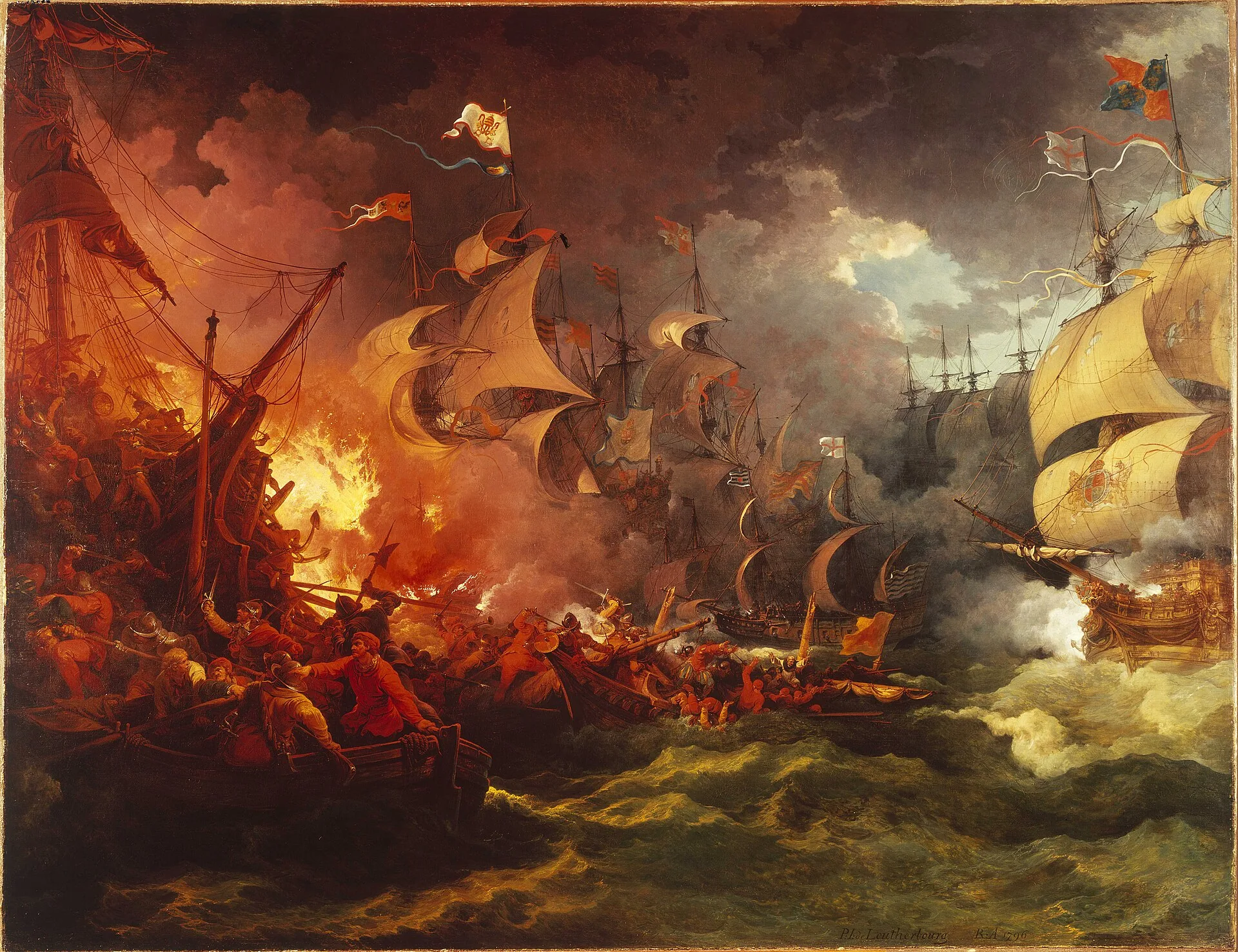 Defeat of the Spanish Armada historical image 1