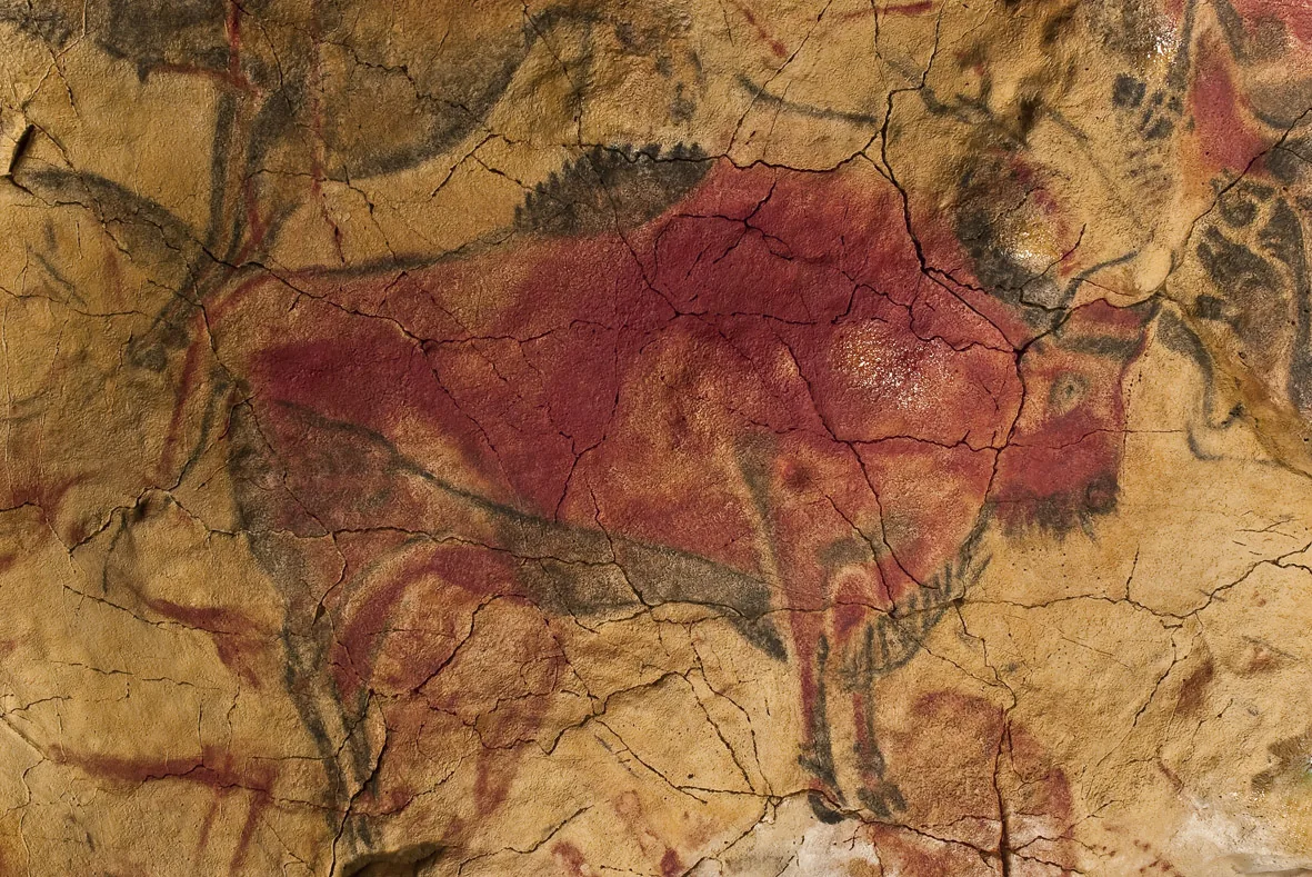 Cave paintings of Altamira historical image 1